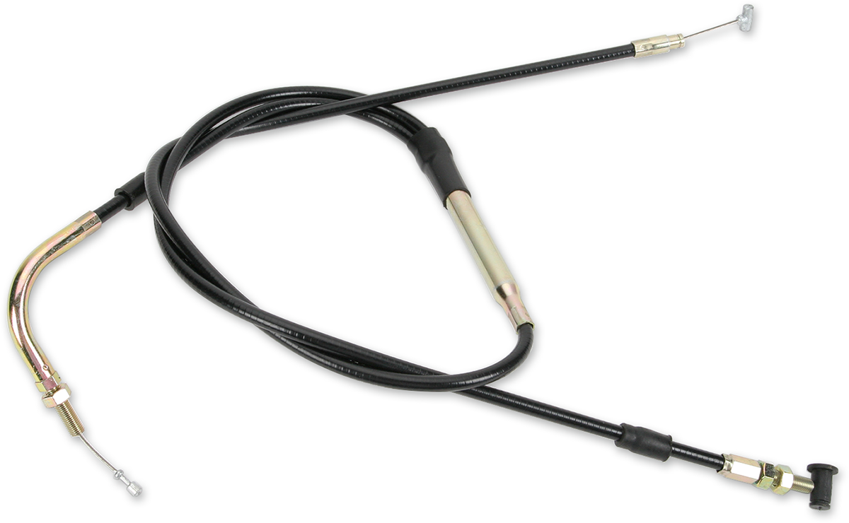PARTS UNLIMITED Black Vinyl Throttle Cable - Arctic Cat 977