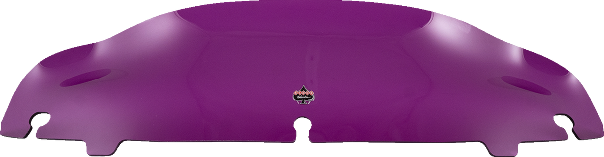 KLOCK WERKS Kolor Flare* Sport Windshield - 4" - Purple - FLH KWW-01-0680