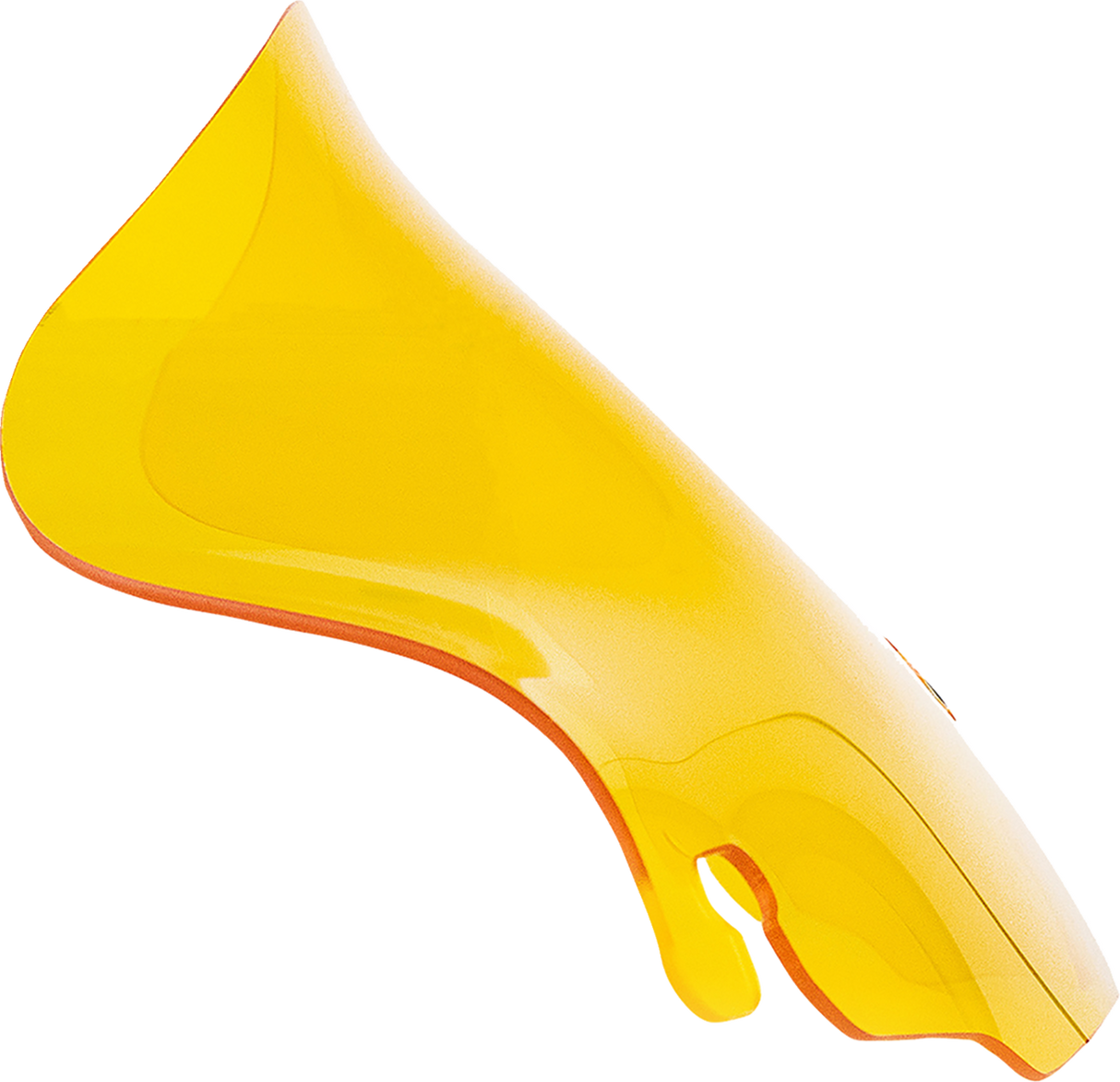 KLOCK WERKS Kolor Flare* Windshield - 6-1/2" - Yellow - FLH KWW-01-0696