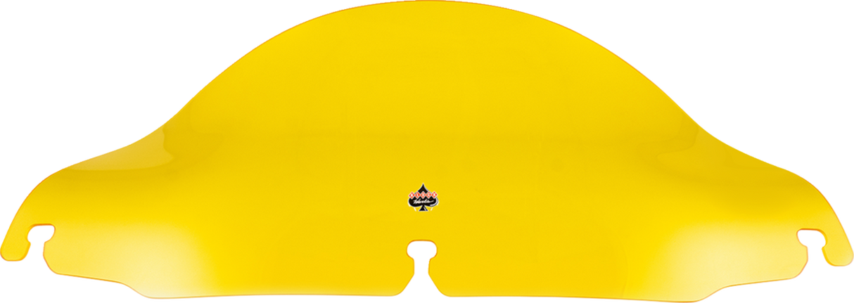 KLOCK WERKS Kolor Flare* Windshield - 6-1/2" - Yellow - FLH KWW-01-0696