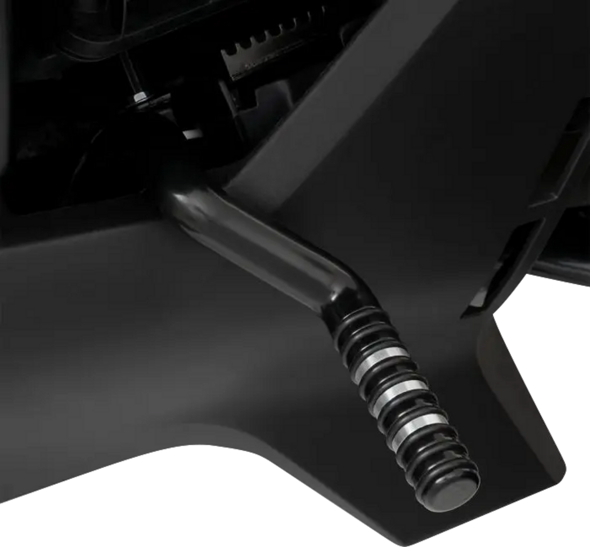 SHOW CHROME Adjustable Highway Peg - Satin Black with Contrast Cut - Can-Am 41-422