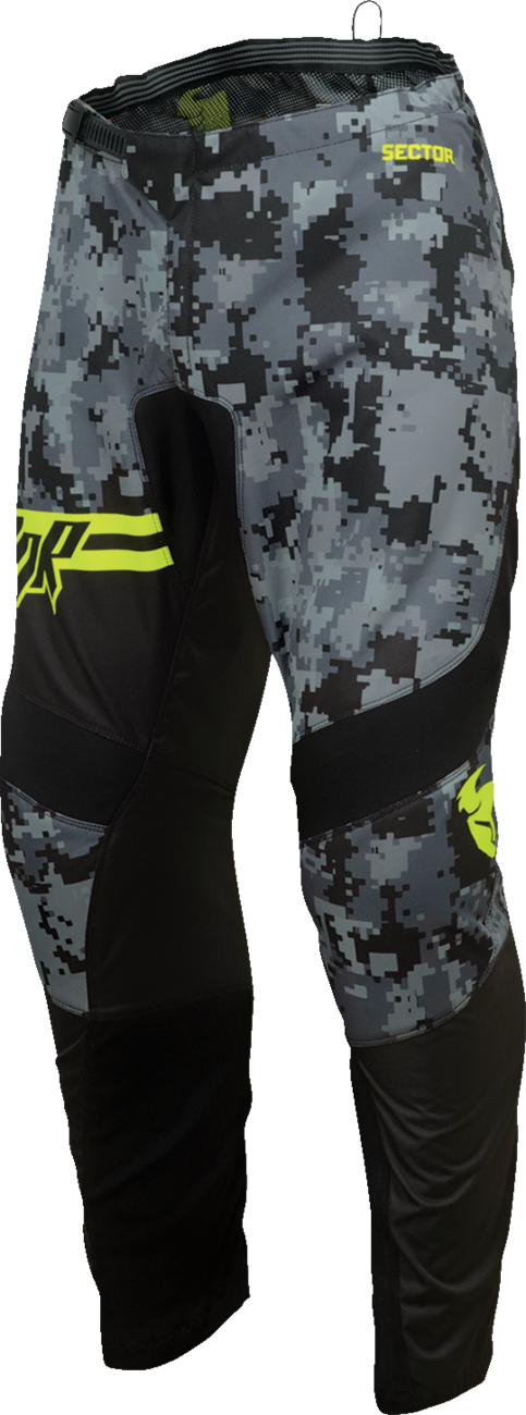 THOR Sector DIGI Pants - Black/Camo - 38 2901-11032
