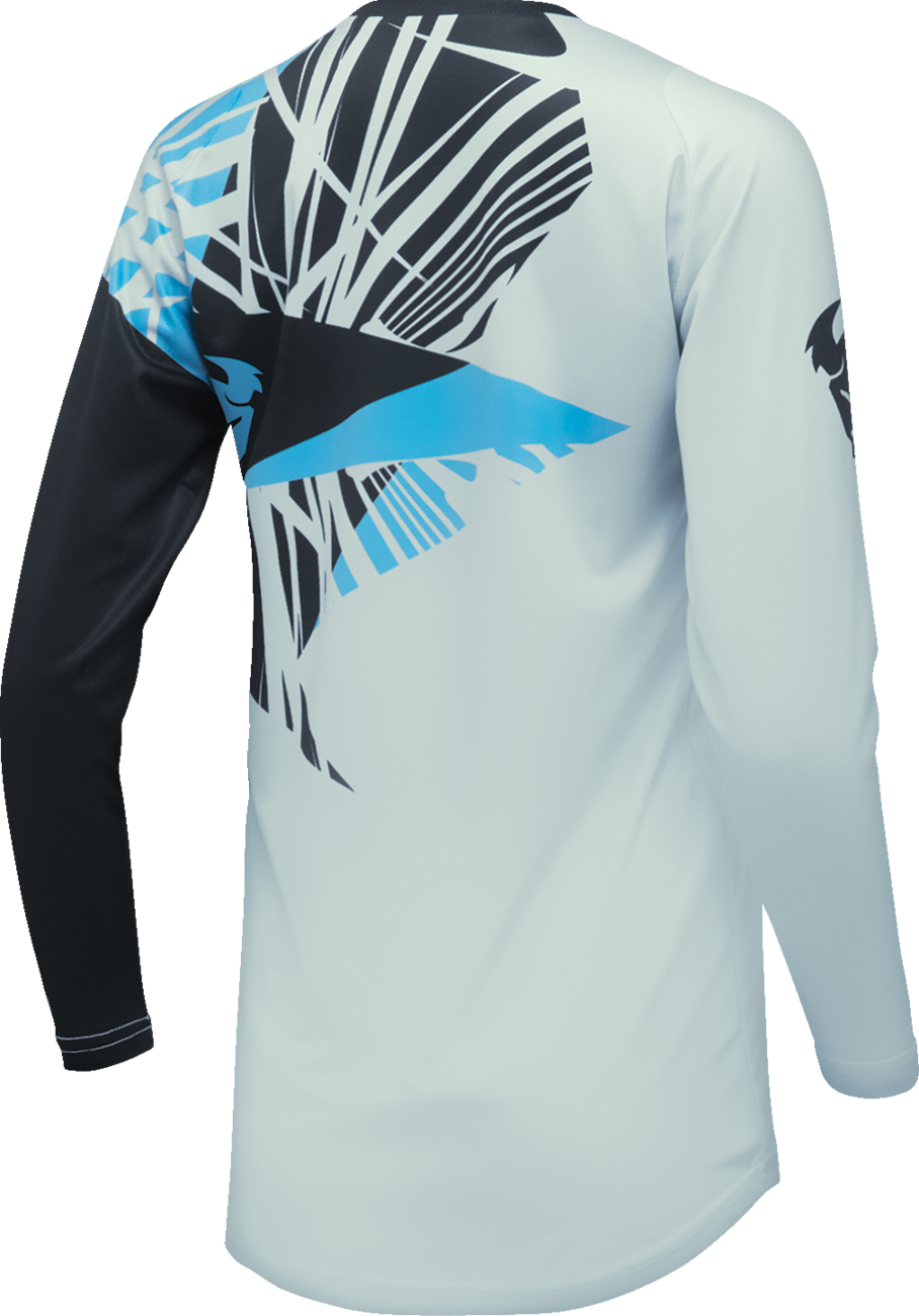 THOR Women's Sector Split Jersey - Starlight Blue/Black - Medium 2911-0290