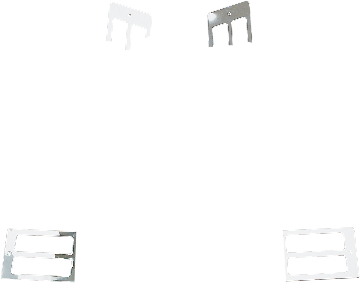 PARTS UNLIMITED Tourbox Light Grills - 88-97 GL 45-8917-BC9