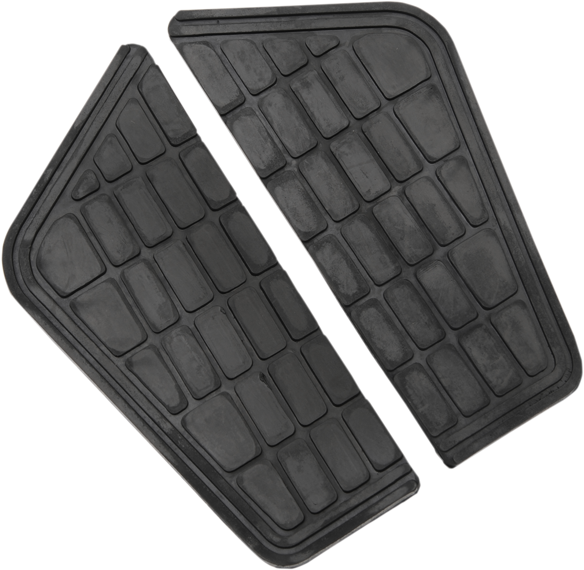 PARTS UNLIMITED Replacement Floorboard Pads - Black 720211-HC9