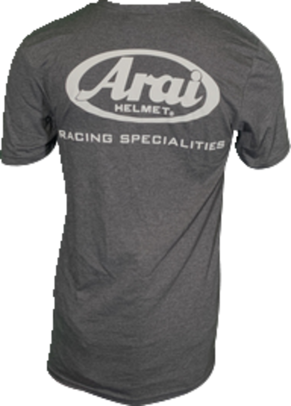 ARAI HELMETS Arai Helmet T-Shirt - Dark Heather Gray - Medium 121564
