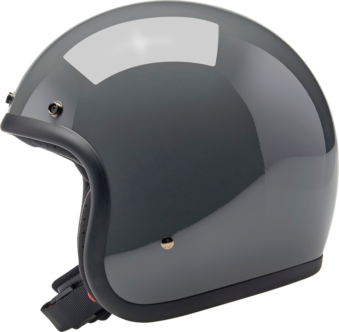 BILTWELL Bonanza Helmet - Gloss Storm Gray - Small 1001-165-202