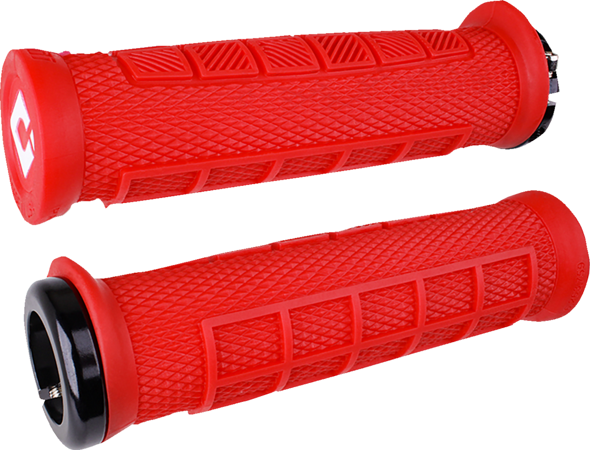 ODI Elite Pro v2.1 Grips - Lock-On - 130 mm - Red D33EPR-B