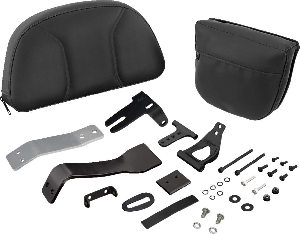 SHOW CHROME Grande Backrest - Driver - Black - Can-Am RT '10-'19 41-168AG