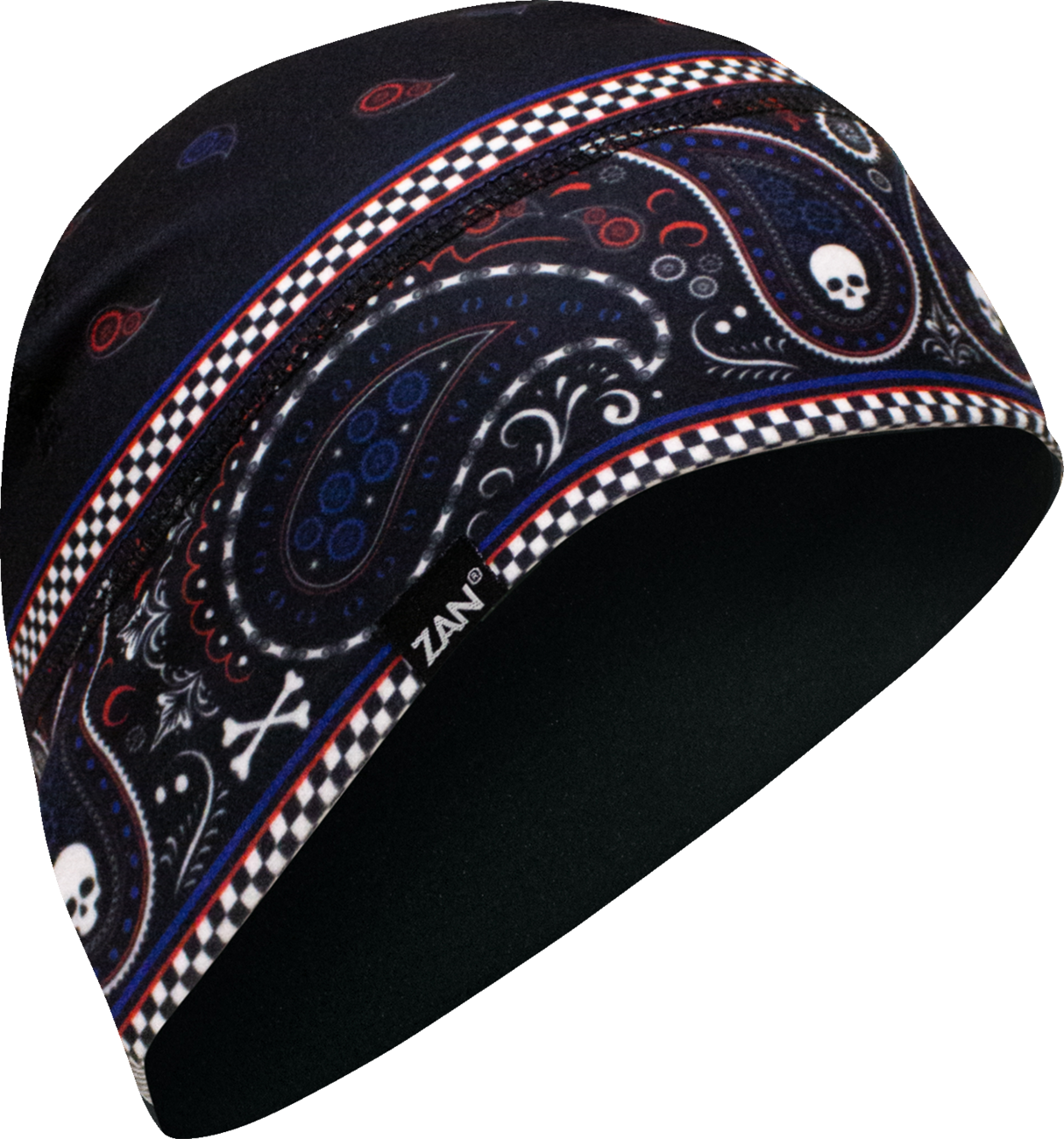 ZAN HEADGEAR SportFlex? Helmet Liner - Classic Bandanna - Red/White/Blue WHLL148
