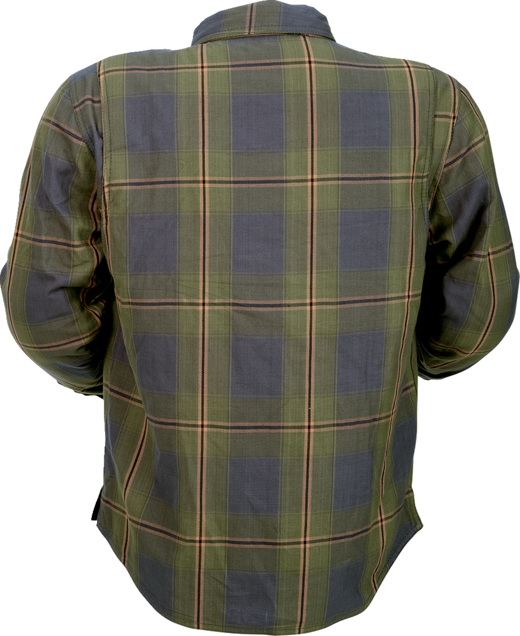 Z1R Flannel Shirt - Olive - 2XL 3040-3305