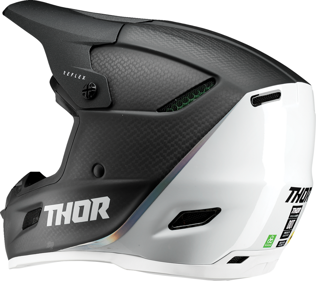 Thor Reflex Helmet - ECE - Polar - Carbon/White - MIPS? - Large 0110-7822 - Cycle City Outdoors