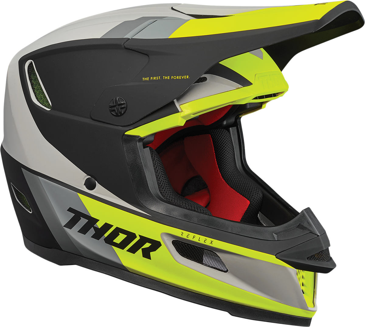 Thor Reflex Helmet - MIPS? - Apex - Acid/Gray - ECE - XS 0110-6869 - Cycle City Outdoors