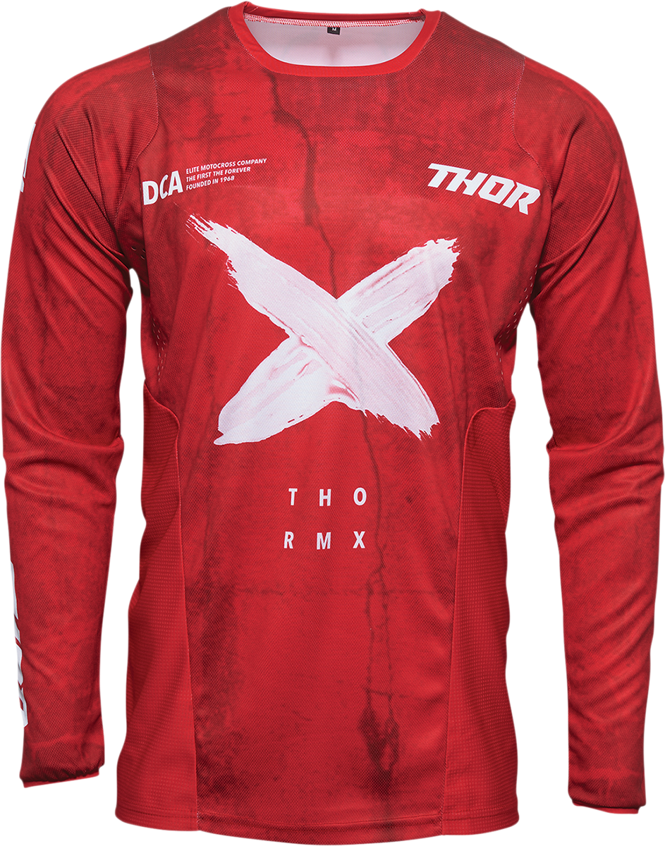 THOR Pulse Hazard Jersey - Red - Small 2910-6894