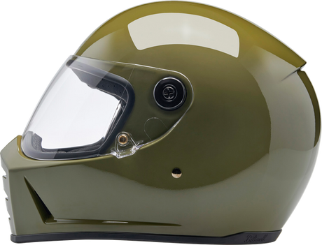 BILTWELL Lane Splitter Helmet - Gloss Olive Green - XS 1004-154-501
