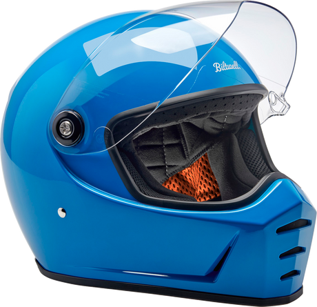 BILTWELL Lane Splitter Helmet - Gloss Tahoe Blue - Large 1004-129-504