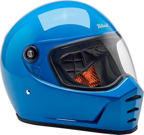 BILTWELL Lane Splitter Helmet - Gloss Tahoe Blue - XS 1004-129-501