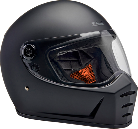 BILTWELL Lane Splitter Helmet - Flat Black - Large 1004-201-504