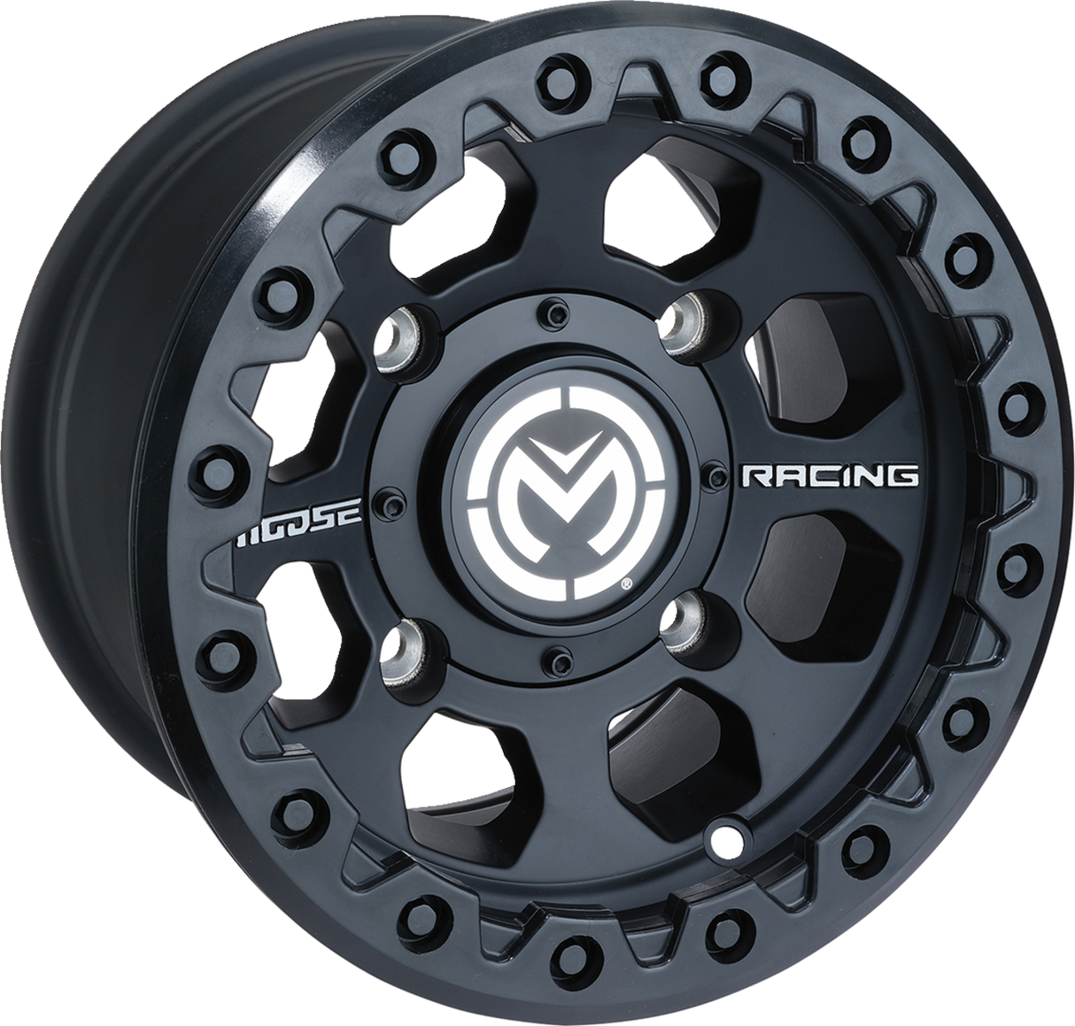 MOOSE UTILITY Wheel - 23X - Front/Rear - Black - 14x7 - 4/156 - 5+2 23MO147156SB54