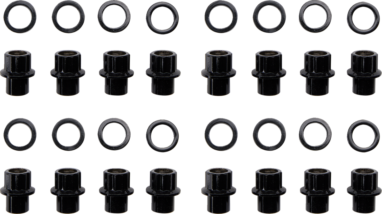 MOOSE UTILITY Lug Nut - Carbon Wheel - Steel - 10 mm x 1.25" LNBOET10125AST