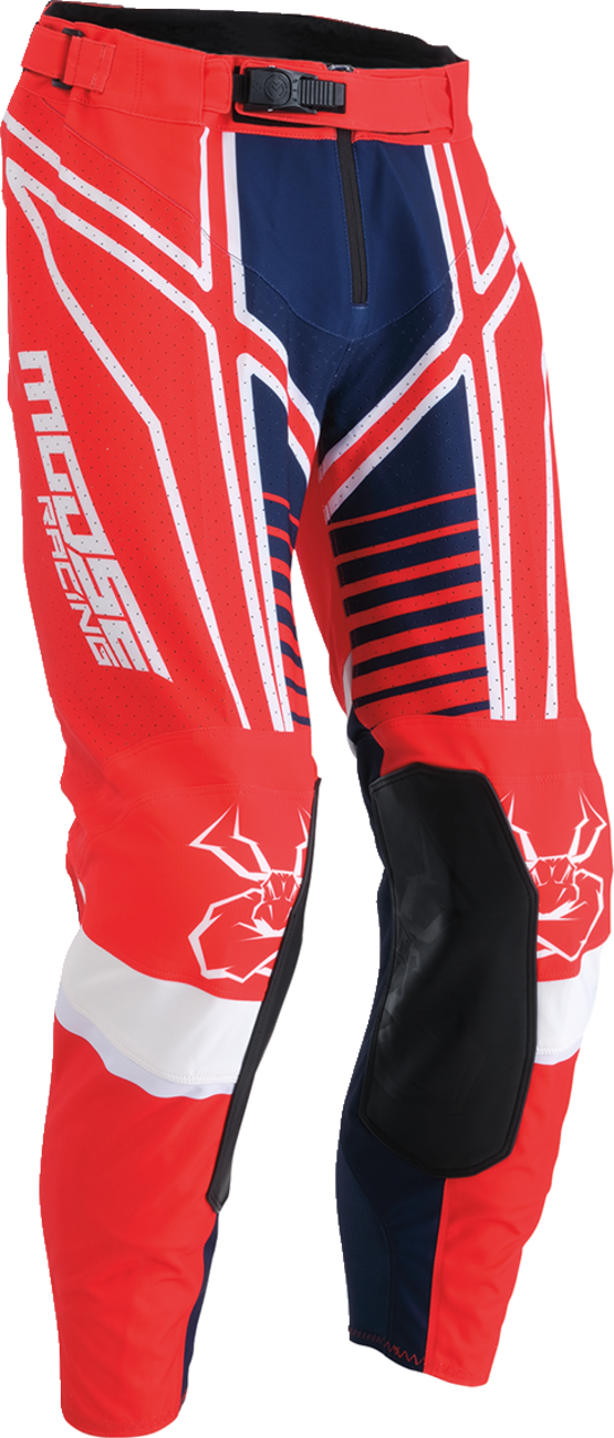 MOOSE RACING Agroid Pants - Red/White/Blue - 30 2901-10906 - Cycle City Outdoors