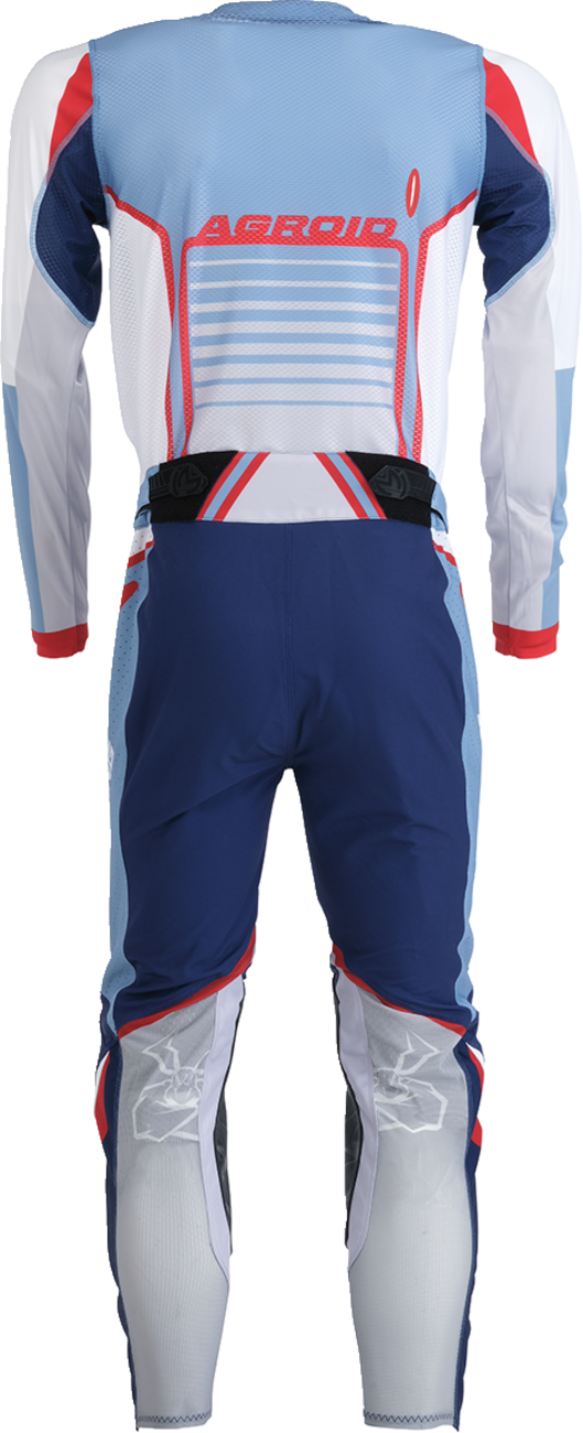 MOOSE RACING Agroid Jersey - Gray/Blue - Medium 2910-7495 - Cycle City Outdoors