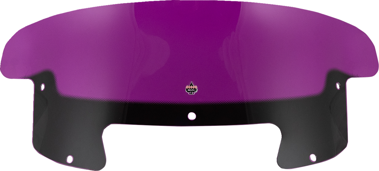 KLOCK WERKS Kolor Flare* Windshield - 8" - Purple - Indian KWW-04-0624