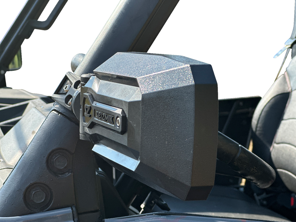 SEIZMIK Mirror - Trailrider - Side View - Rectangle - Black 56-90093KIT