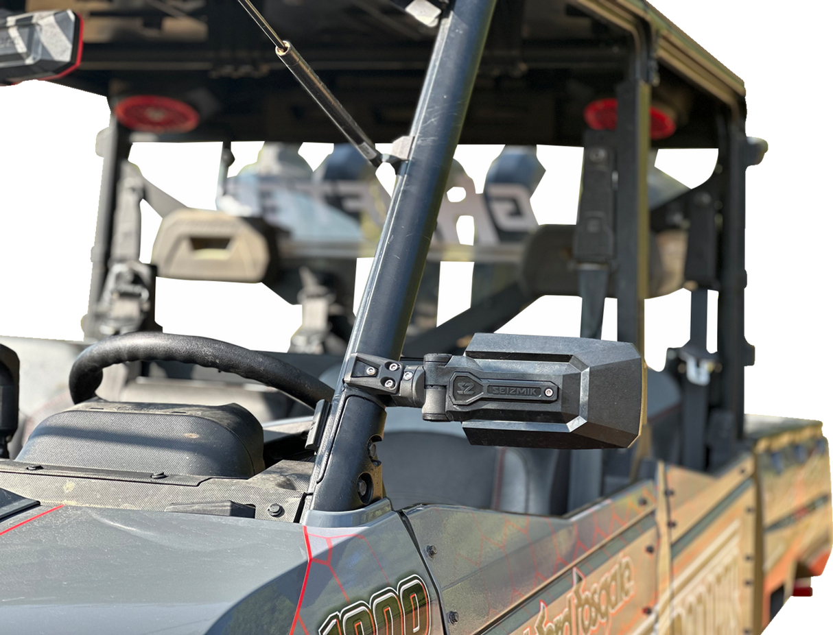 SEIZMIK Mirror - Side View - Rectangle - Black 56-90095KIT