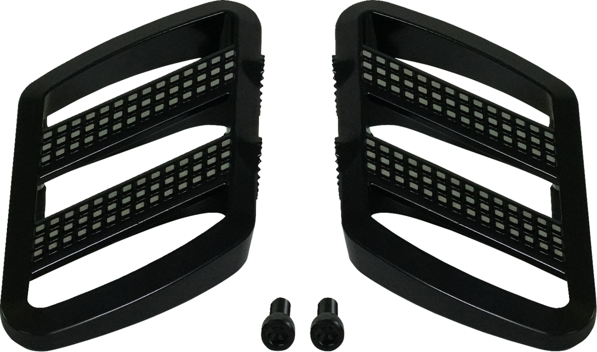 SHOW CHROME Combat Boards - Driver - Black w/ Contrast Cut - Ryker '19-'24 41-426