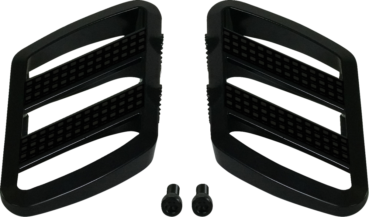 SHOW CHROME Combat Boards - Driver - Stealth Black - Ryker '19-'24 41-426BK