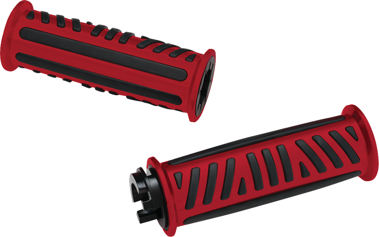 SHOW CHROME Grips - Combat - Ryker - Red 17-455RD