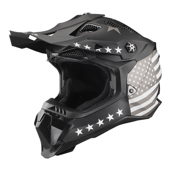 LS2 - Subverter Evo Motocross Helmet - Matte Black/White/Gray