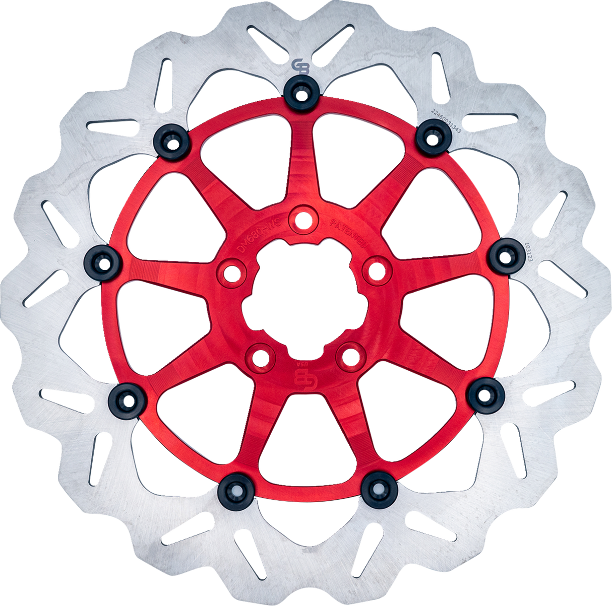 GALFER Brake Rotor - Front - Red DF680CWS-R - Cycle City Outdoors