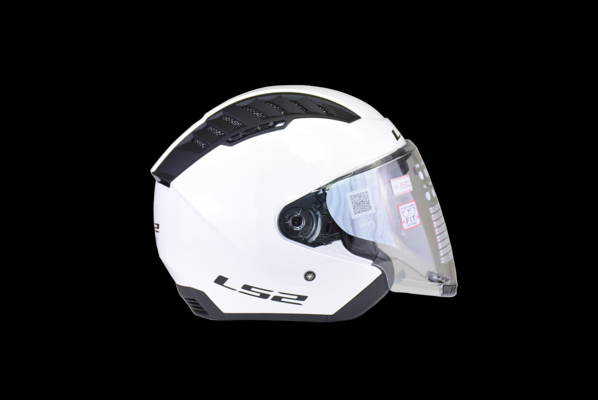 LS2 - Copter Open Face Helmet - Gloss White
