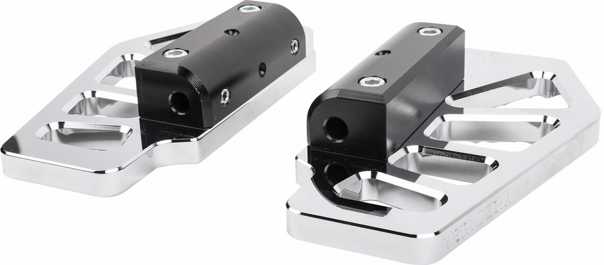 THRASHIN SUPPLY CO. Apex Mini Floorboards - Passenger - Chrome TSC-2217-3-BR