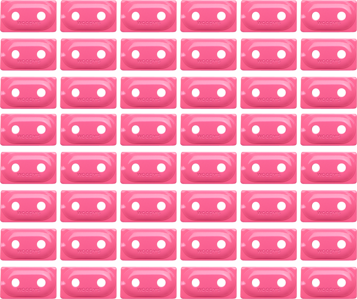 WOODY'S Support Plates - Pink - 48 Pack ADD2-3820-B