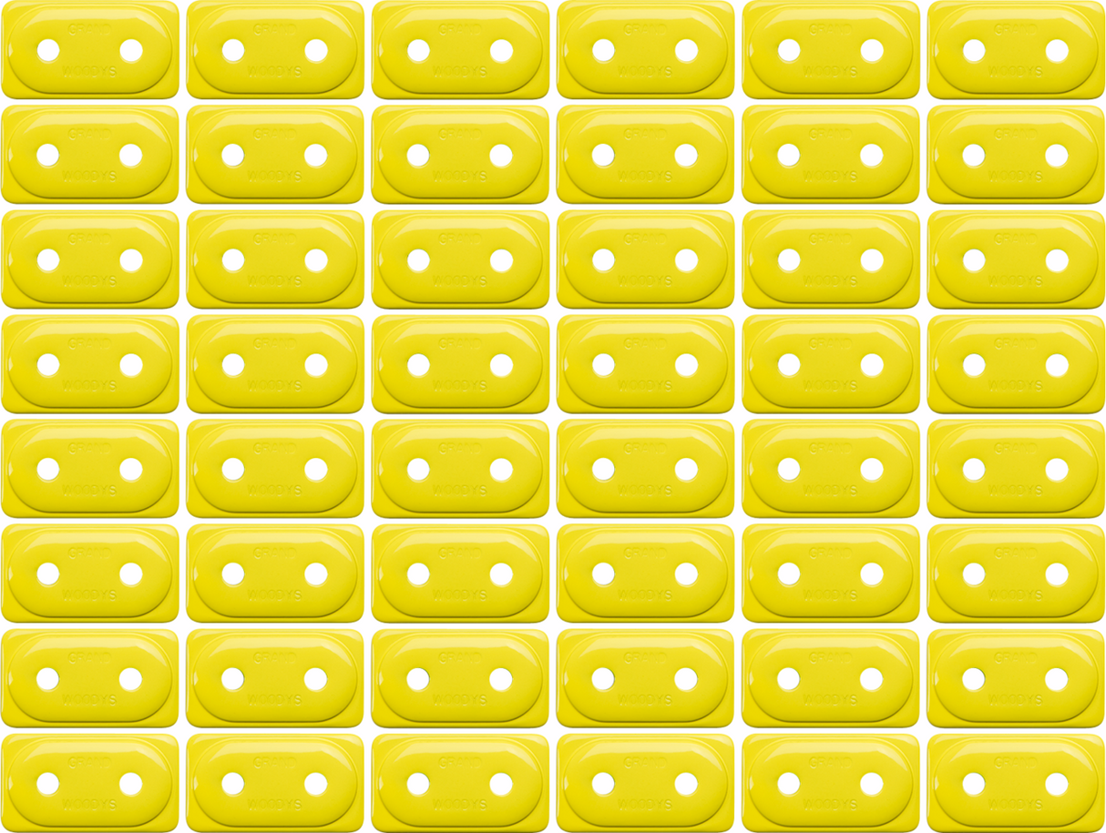 WOODY'S Support Plates - Hi Vis - Double - 48 Pack ADG-3830-48
