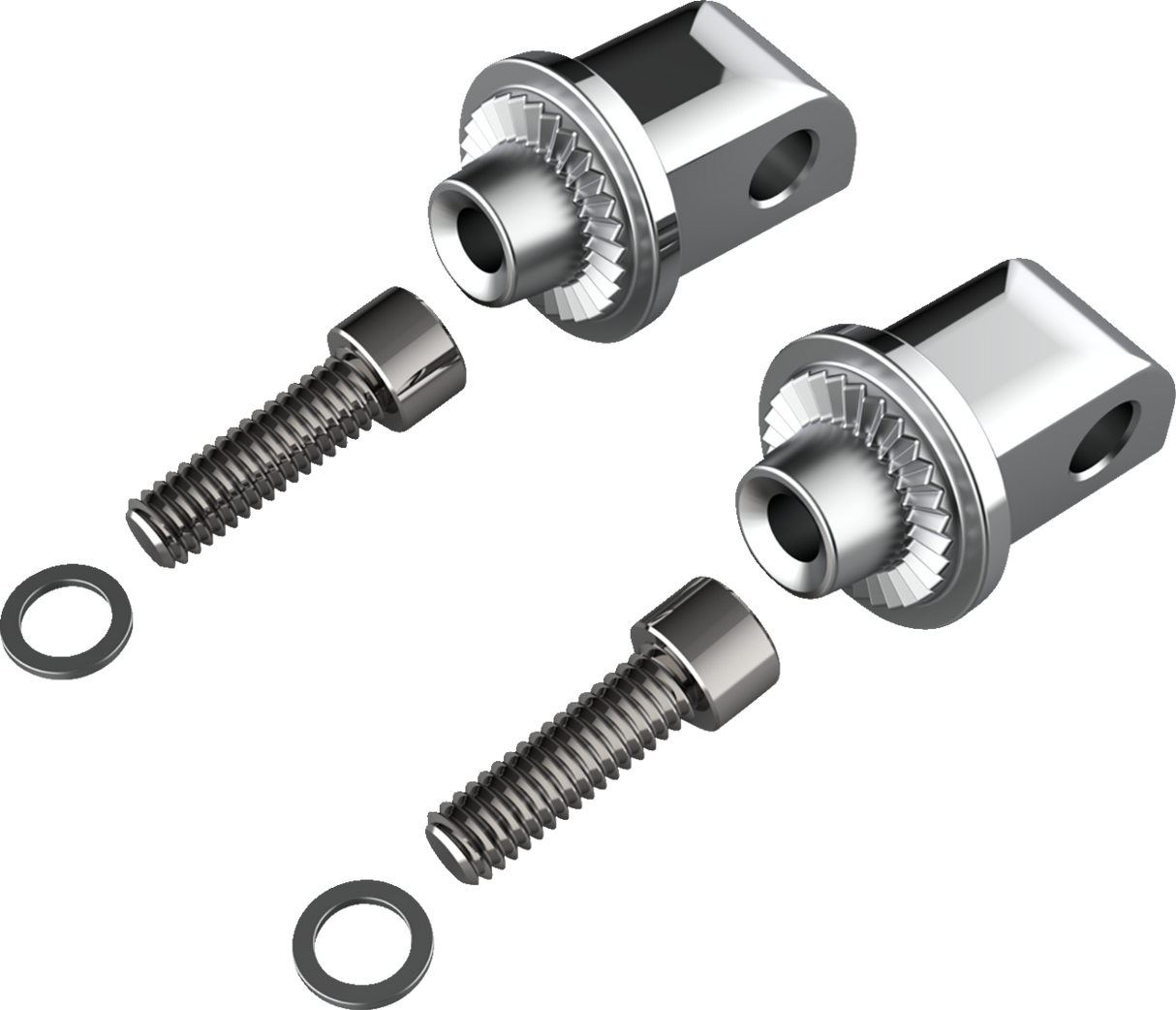 CIRO Peg Adapter - Passenger - Chrome - Indian 60020 - Cycle City Outdoors