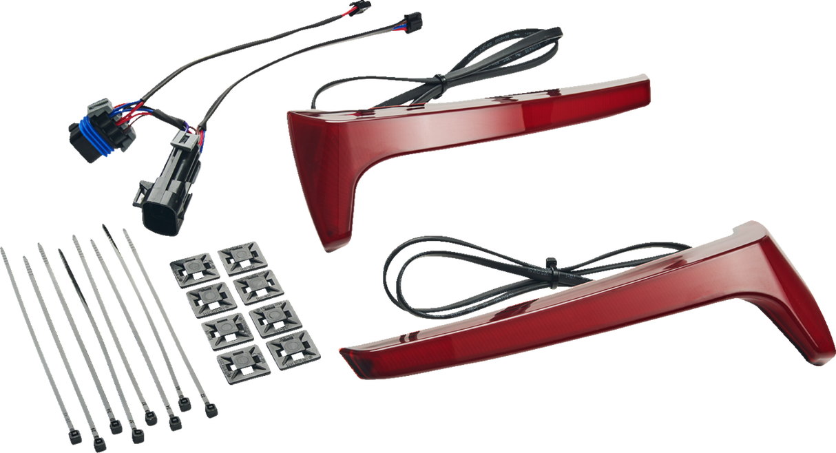 Ciro Saddlebag Light - Red Lens - Indian 4R010 - Cycle City Outdoors