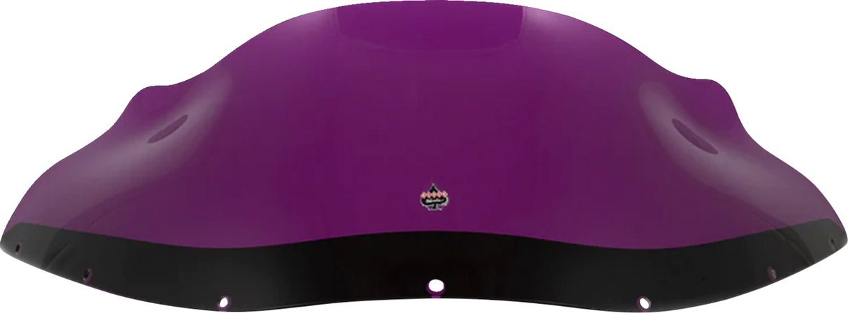 KLOCK WERKS Kolor Flare* Windshield - 9" - Purple - FXRP KWW-02-0617
