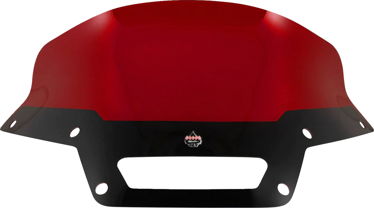KLOCK WERKS Kolor Flare* Sport Windshield - 6" - Red - FXLRST KWW-02-0622