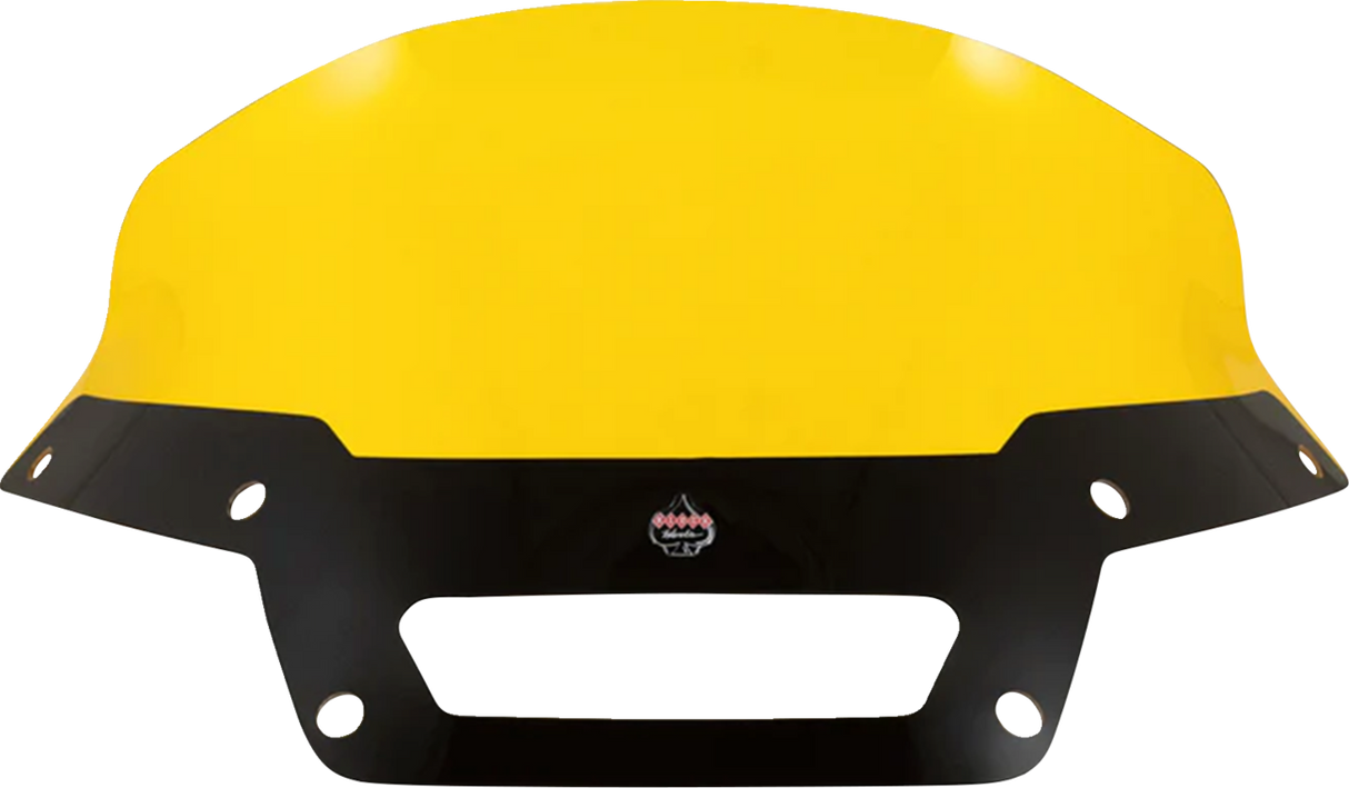 KLOCK WERKS Kolor Flare* Sport Windshield - 6" - Yellow - FXLRST KWW-02-0624