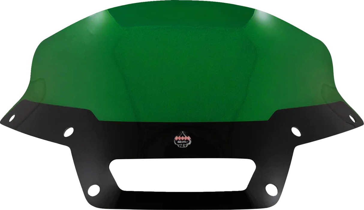KLOCK WERKS Kolor Flare* Sport Windshield - 6" - Green - FXLRST KWW-02-0625