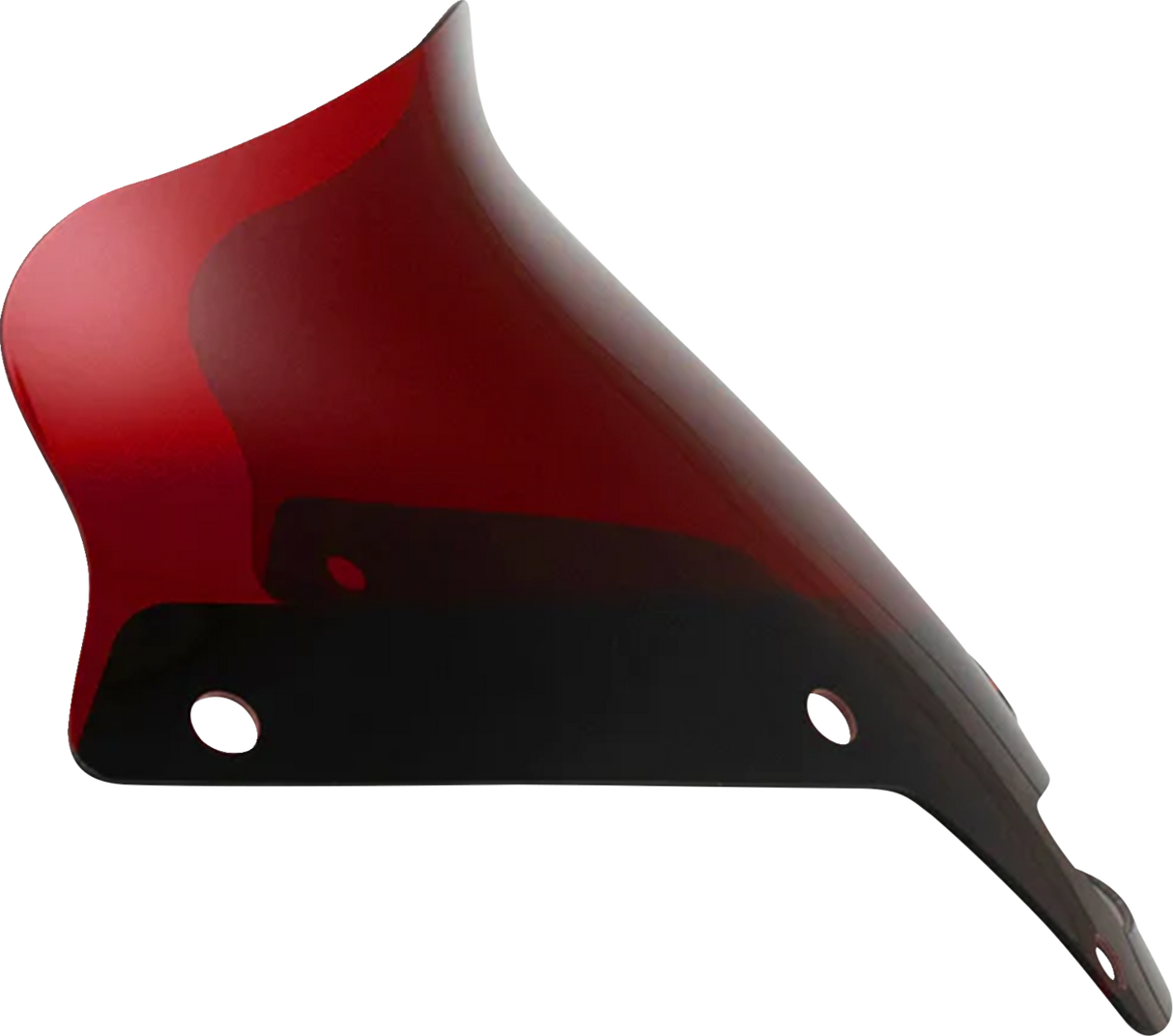 KLOCK WERKS Kolor Flare* Sport Windshield - 6" - Red - FXLRST KWW-02-0622