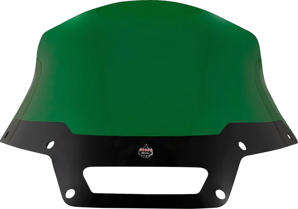 KLOCK WERKS Kolor Flare* Sport Windshield - 8" - Green - FXLRST KWW-02-0632