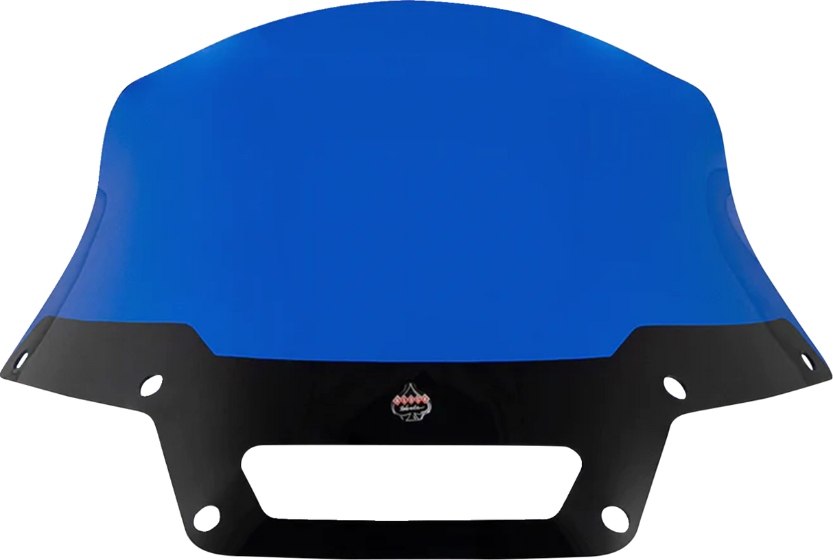 KLOCK WERKS Kolor Flare* Sport Windshield - 8" - Blue - FXLRST KWW-02-0633