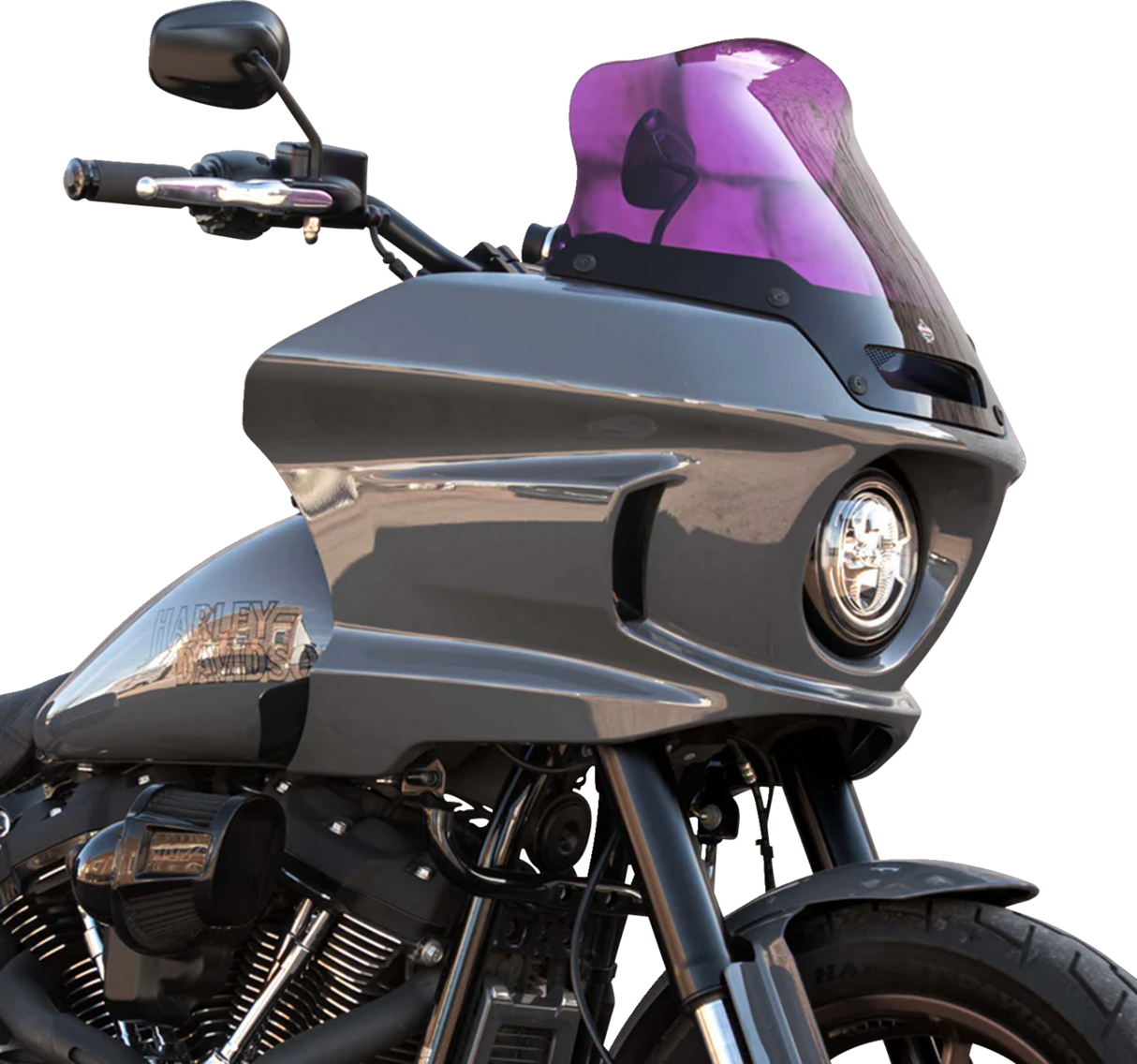 KLOCK WERKS Kolor Flare* Sport Windshield - 8" - Purple - FXLRST KWW-02-0634