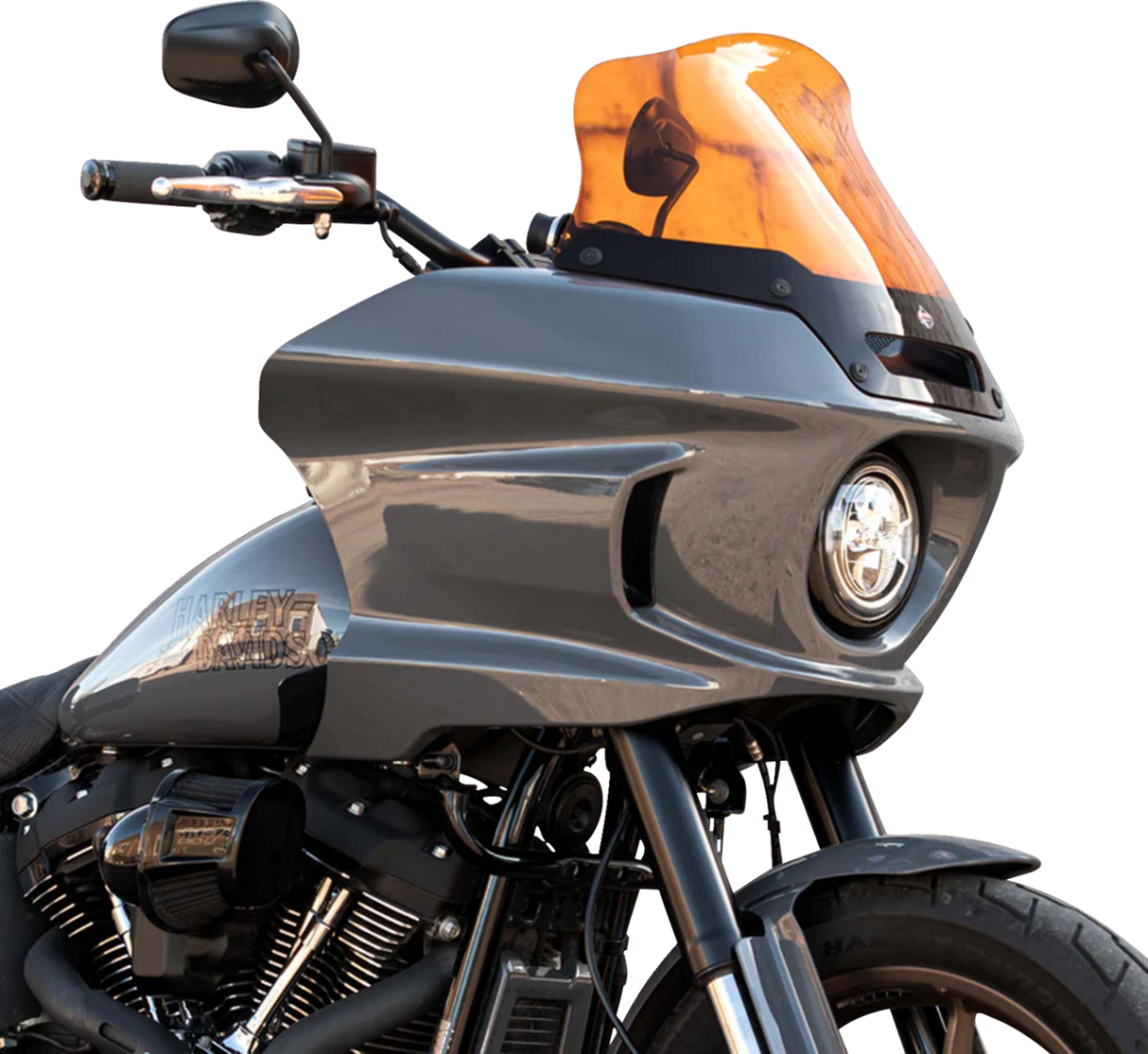 KLOCK WERKS Kolor Flare* Sport Windshield - 8" - Orange - FXLRST KWW-02-0630