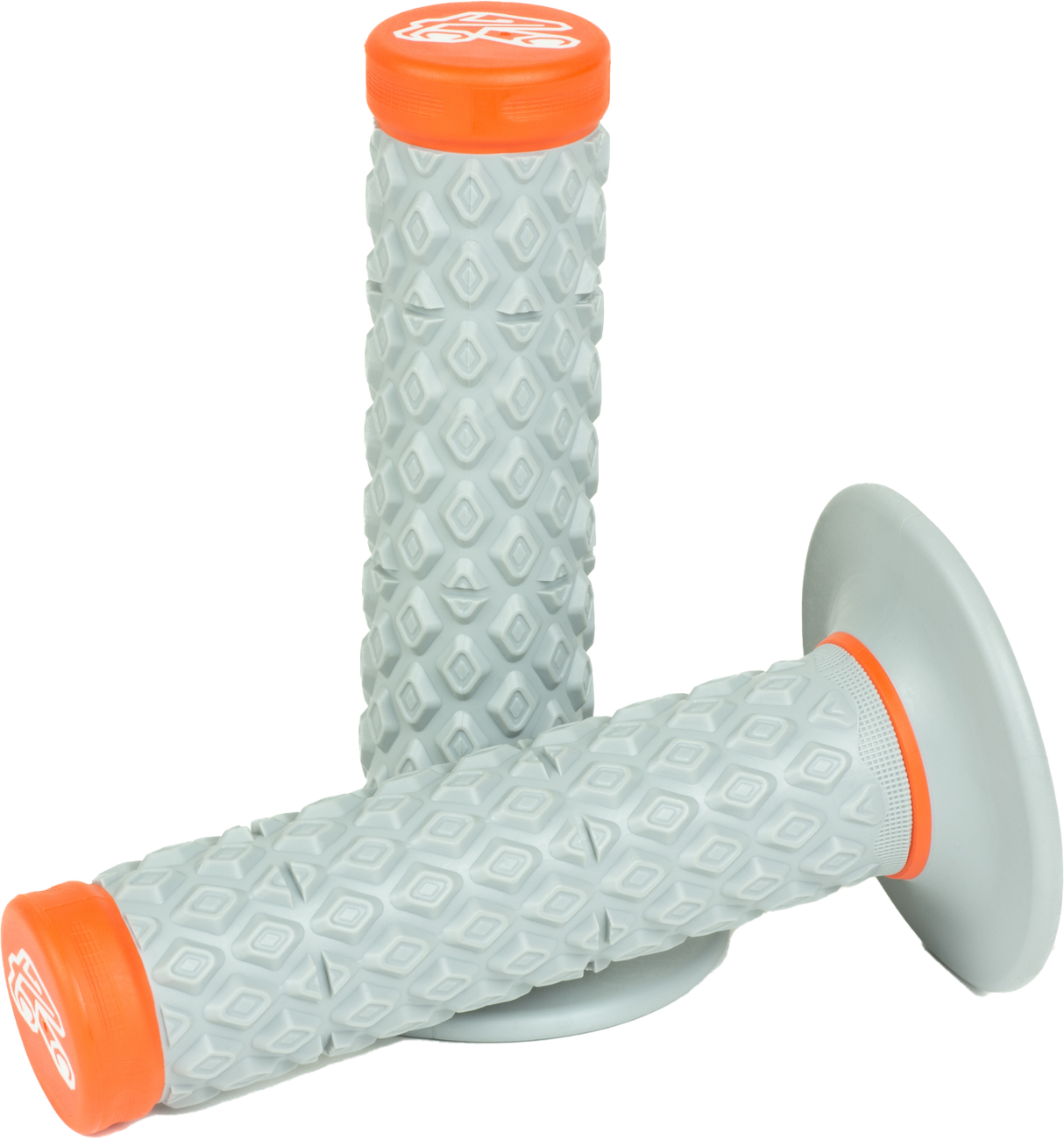 RENTHAL MX Dual Grips - Comfort - Soft/Firm - Orange G208 - Cycle City Outdoors
